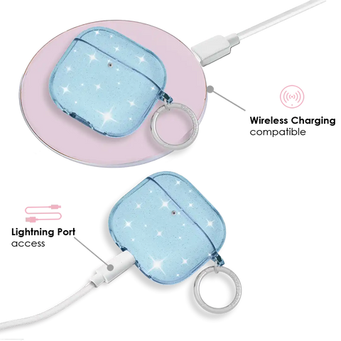 Blue Stardust AirPod Case