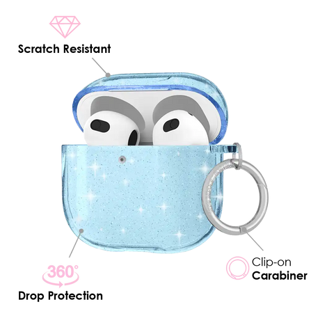 Blue Stardust AirPod Case
