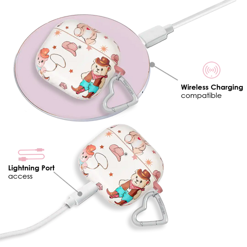 Cowboy Teddy AirPod Case