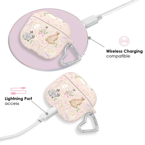 Bunnies & Bows AirPod Case