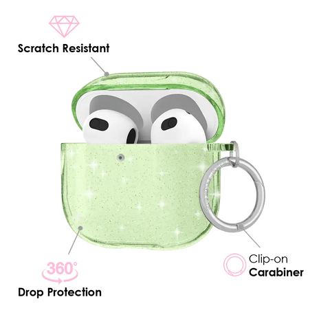 Lime Stardust AirPod Case