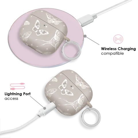 Moonlight Moths AirPods Case