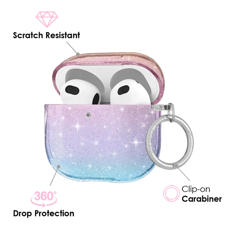 Ombre Stardust Glitter AirPods Case