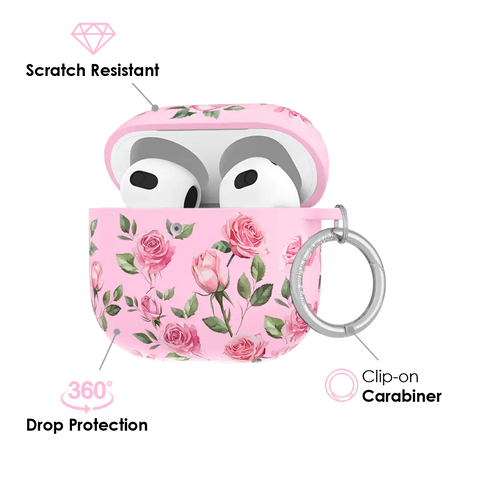 Baby Pink Roses AirPod Case