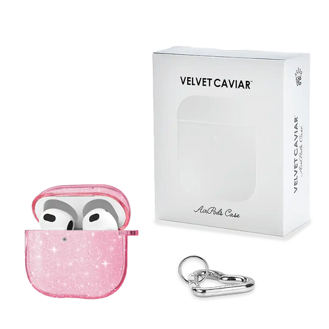 Pink Stardust Glitter AirPod Case