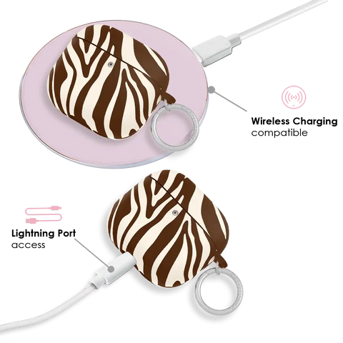 Coco Zebra AirPod Case