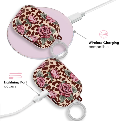 Rosy Leopard AirPod Case