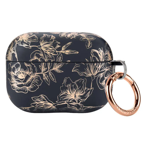 Floral Chrome Airpods Case