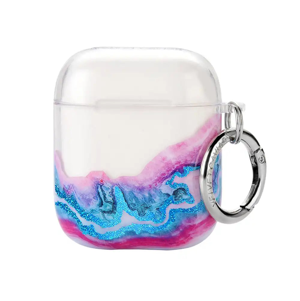Geode Glitter Airpods Case