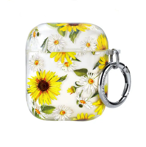 Sunflower Daisy Airpods Case
