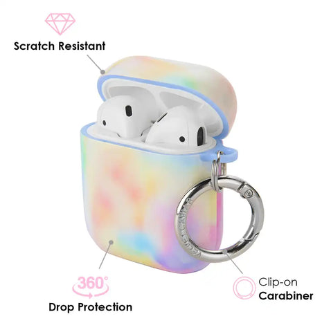Pastel Tie Dye Airpods Case