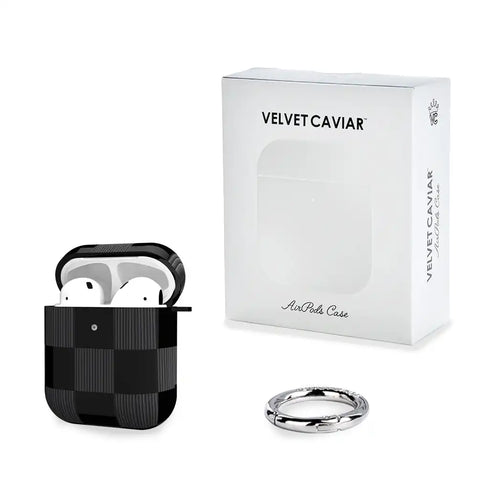 Noir Vibe Checkered AirPod Case