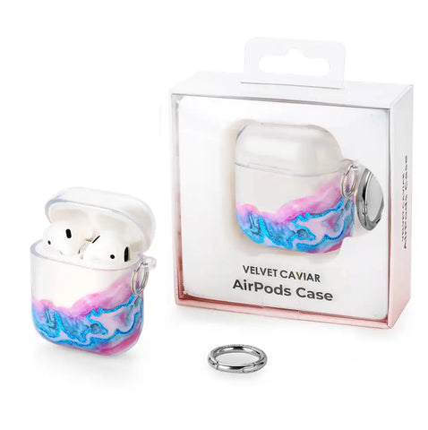 Geode Glitter Airpods Case