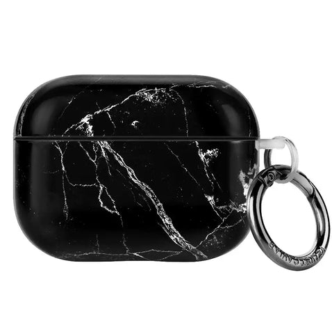 Black Marble Airpods Case