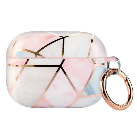 Geometric Marble Airpods Case