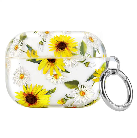 Sunflower Daisy Airpods Case