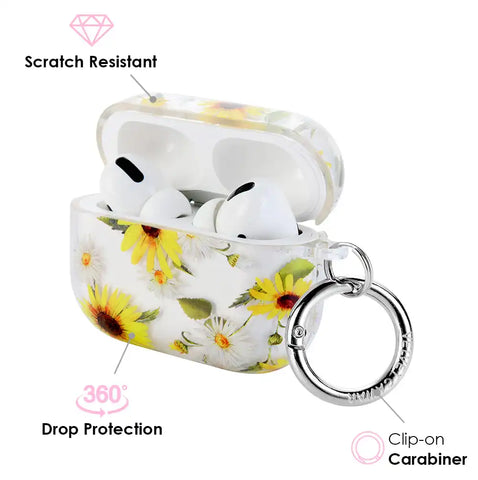 Sunflower Daisy Airpods Case