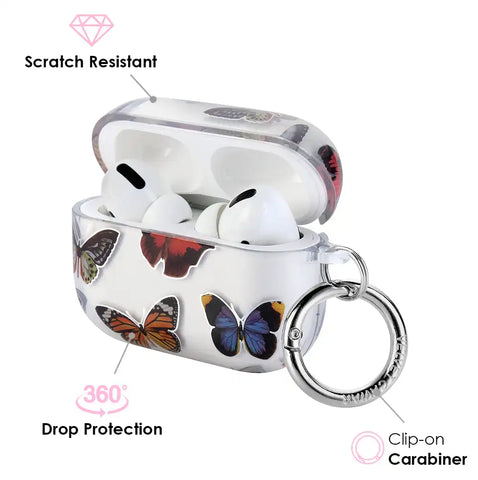 Vintage Butterfly Airpods Case