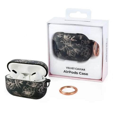 Floral Chrome Airpods Case