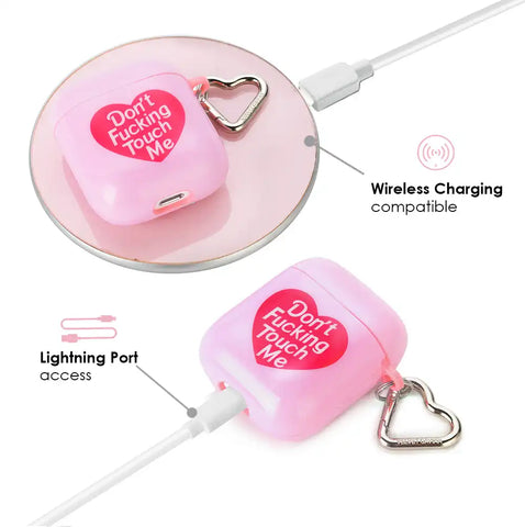 Don't Touch Me Airpods Case