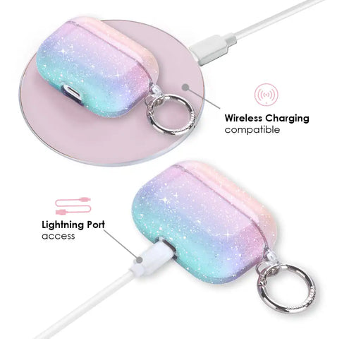 Ombre Stardust Glitter AirPods Case
