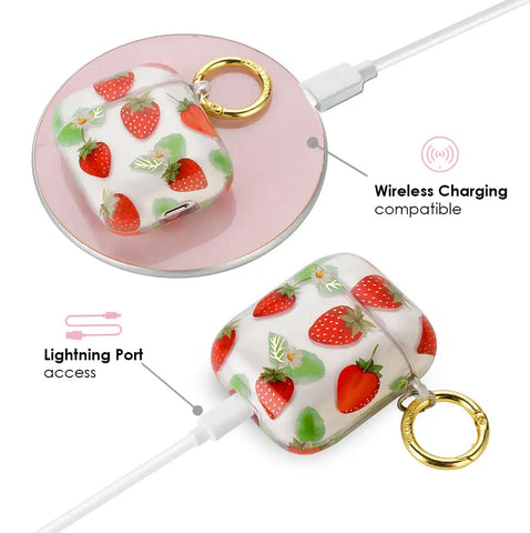 Strawberry Airpods Case