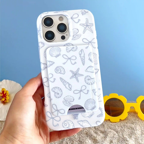 Coastal Seashells MagSafe Wallet