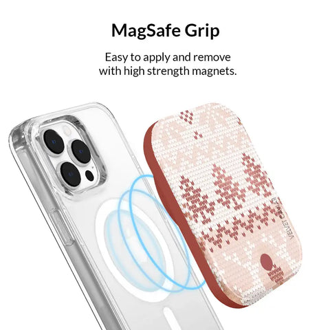 Cozy Chai Sweater Portable MagSafe Charger Power Pack