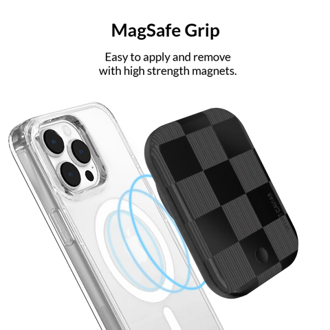 Noir Vibe Checkered Portable MagSafe Charger Power Pack