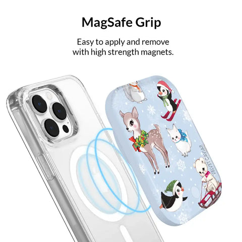 Winter Wonderland Baby Animals Portable MagSafe Charger Power Pack