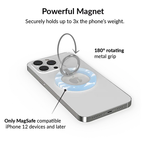 In the Clouds Stardust MagSafe Grip Ring