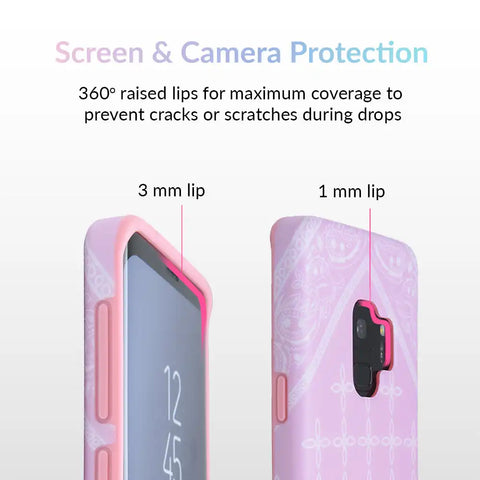 Pink Bandana iPhone Case by Kendall Vertes