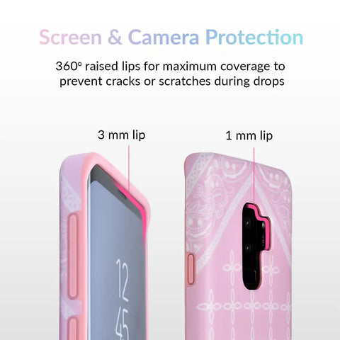 Pink Bandana iPhone Case by Kendall Vertes