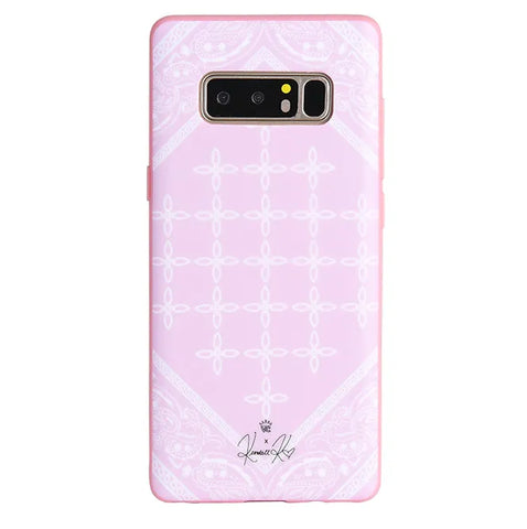 Pink Bandana iPhone Case by Kendall Vertes