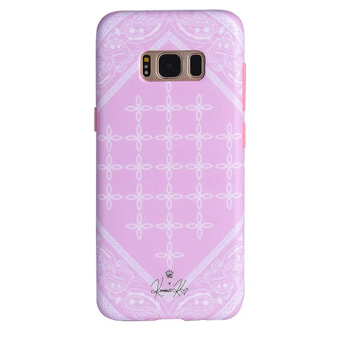 Pink Bandana iPhone Case by Kendall Vertes
