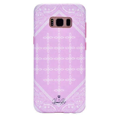 Pink Bandana iPhone Case by Kendall Vertes