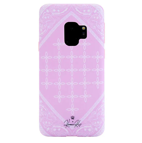 Pink Bandana iPhone Case by Kendall Vertes