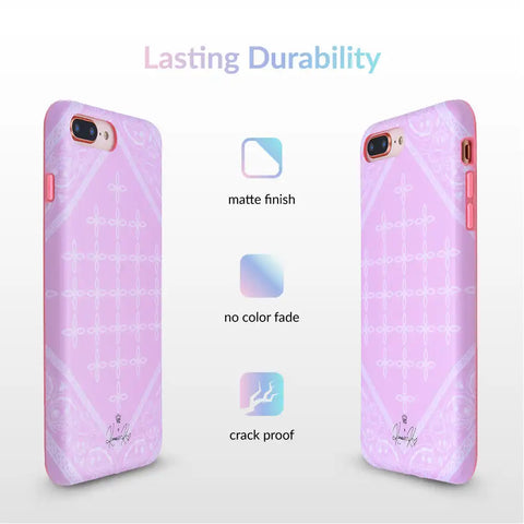 Pink Bandana iPhone Case by Kendall Vertes