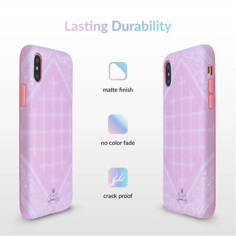 Pink Bandana iPhone Case by Kendall Vertes