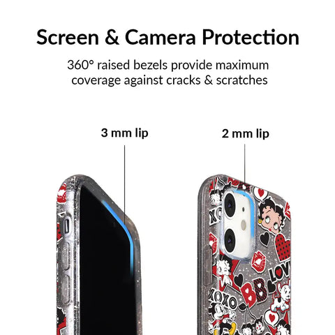 Betty Boop Sassy Glitter iPhone Case