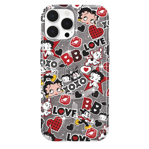Betty Boop Sassy Glitter iPhone Case