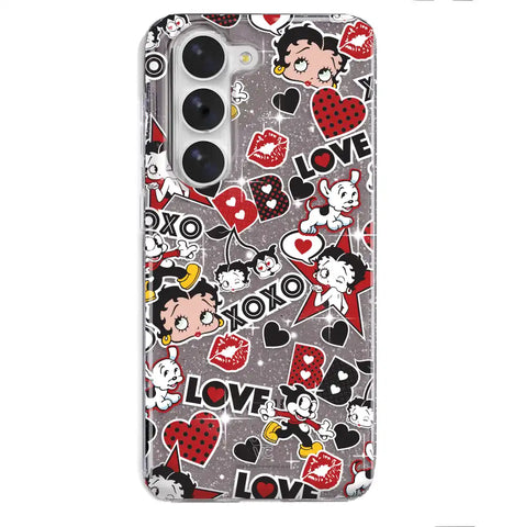 Betty Boop Sassy Glitter Samsung Case