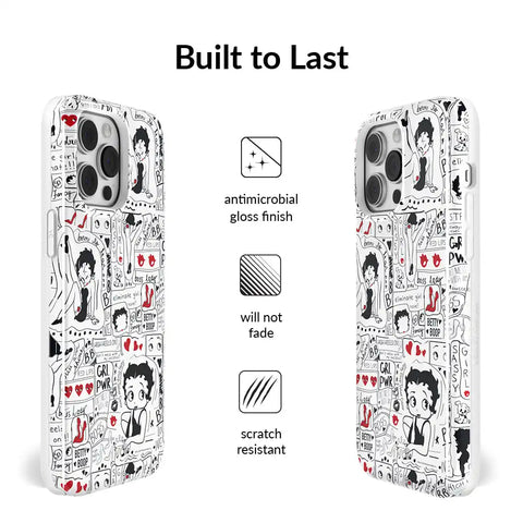 Betty Boop Girl Power iPhone Case