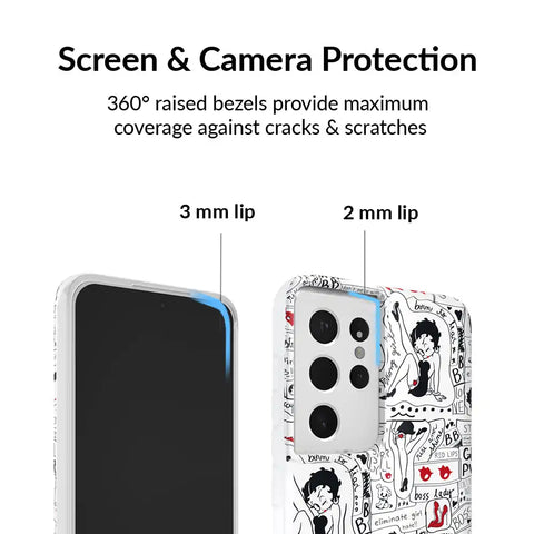 Betty Boop Girl Power Samsung Case