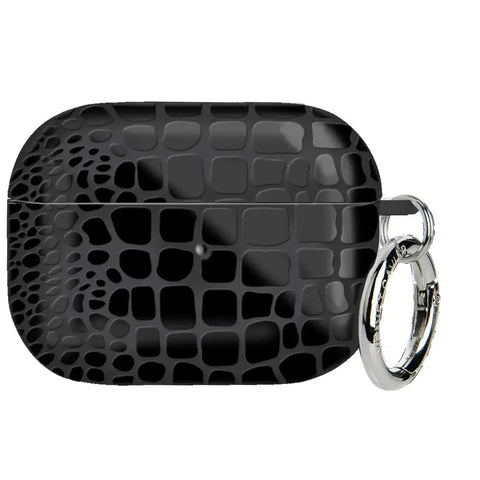 Black Croc AirPod Case