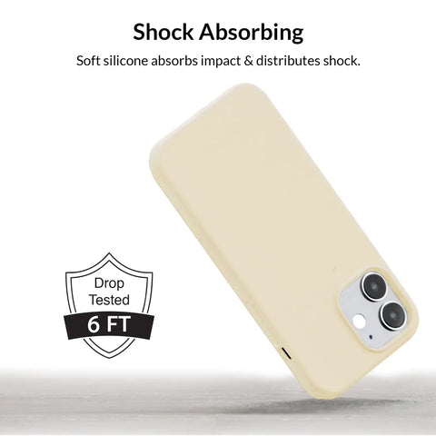 Beige Silicone iPhone Case