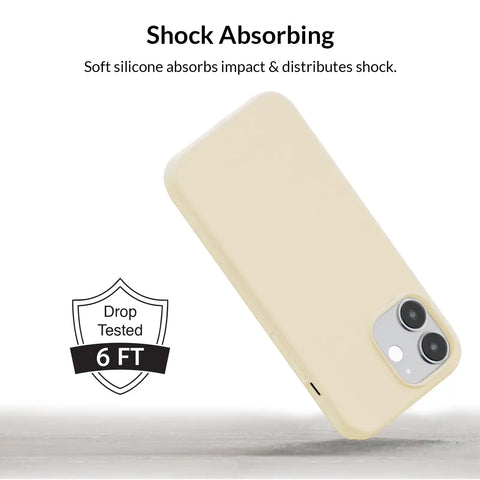 Beige Silicone iPhone Case