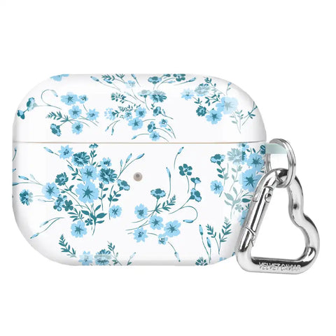French Blue Floral AirPod Case