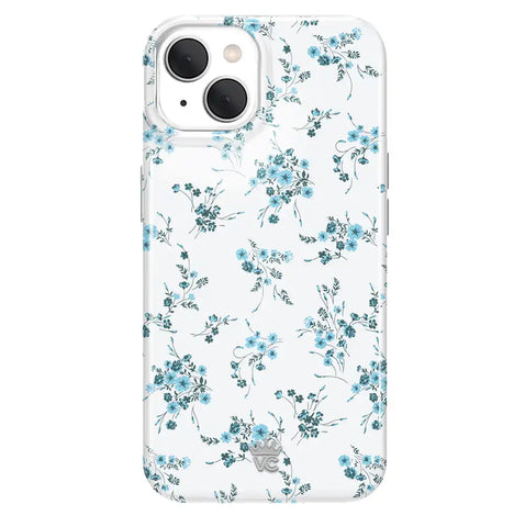 French Blue Floral iPhone Case