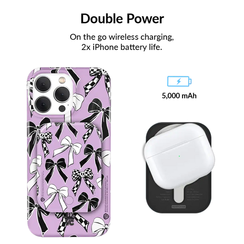 Beetlejuice Bows MagSafe Battery Power Pack